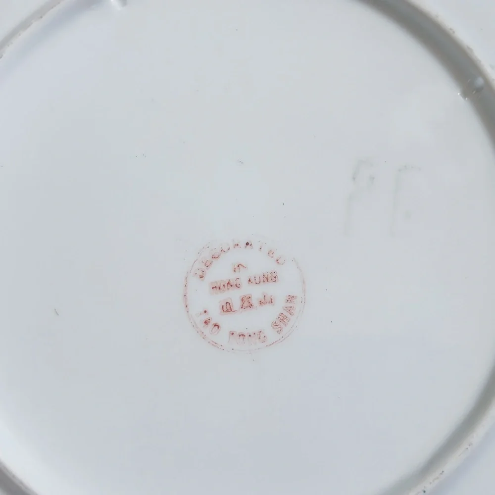 Vintage Mille Fleur Chinese Porcelain Plate Decorative Floral Elegant Colorful - Picture 3 of 4